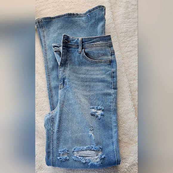 Ripped Cello Flare Jeans - Picture 1 of 3
